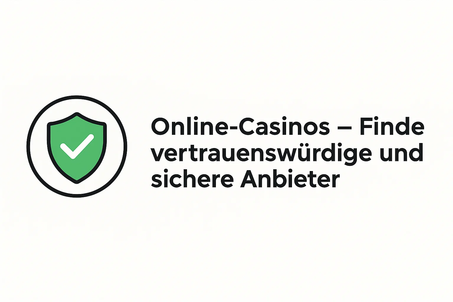 Online-Casinos – Finde vertrauenswürdige und sichere Anbieter